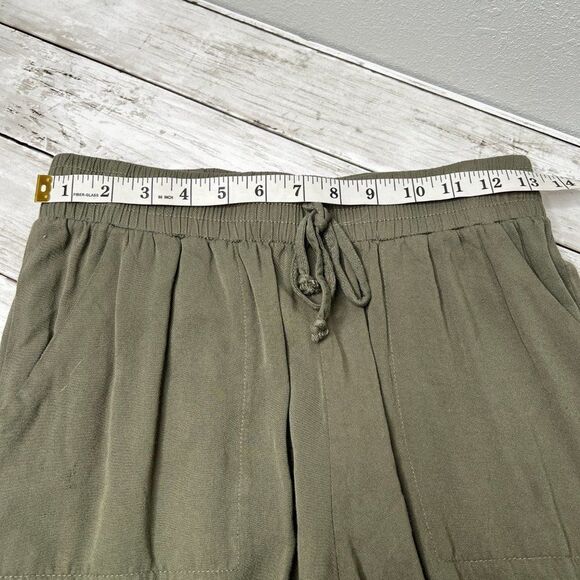 Hem & Thread Olive Elastic Waist Jogger Pants S - Picture 5 of 8